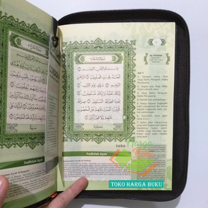 Mushaf Al Quran Cordova A5 Resleting Ori - Syamil Quran - Cokelat