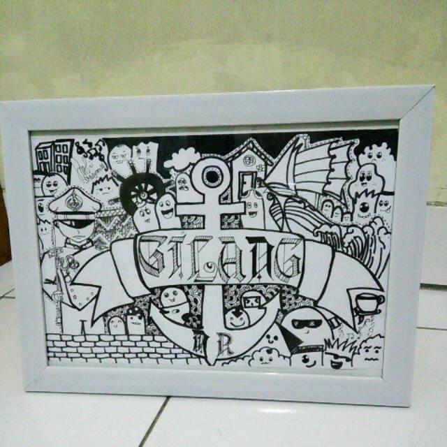 

Frame Costum Doodle art