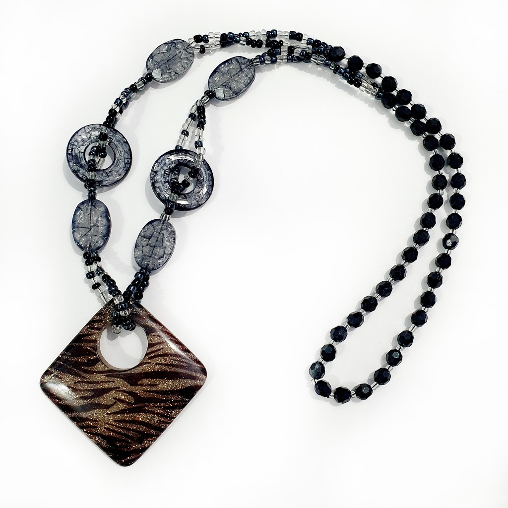 Kalung Hijab Fashion Modis/Kalung Wanita Rantai Kaca Kristal
