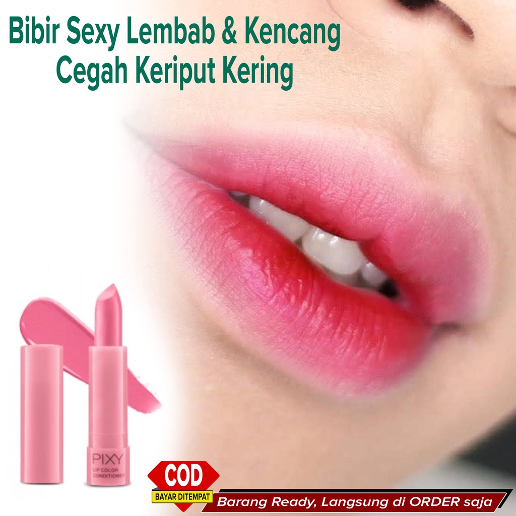 Best Seller Lipstik Lipstick Pelembab Pengencang Bibir Bening Merah Natural Cegah Keriput Pecah peca