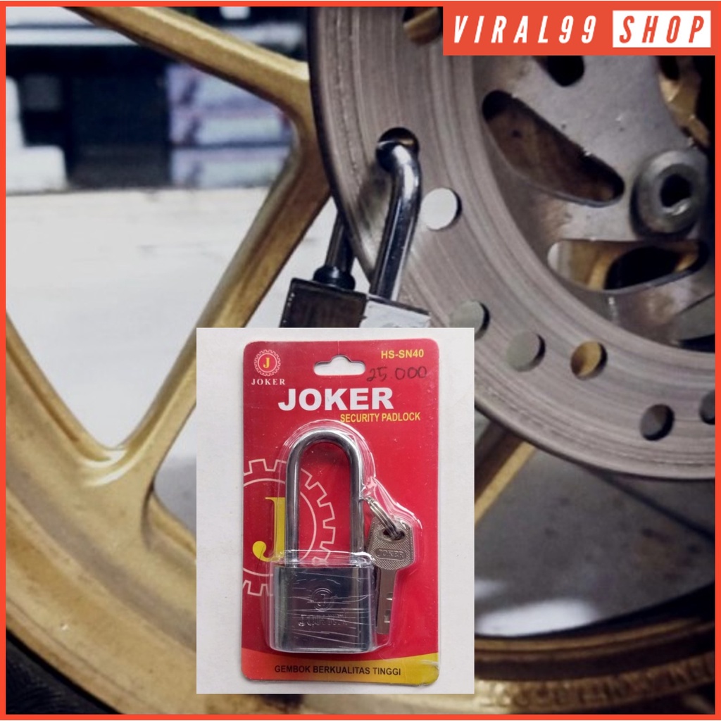 Gembok Cakram Kunci Disc Motor Original Astra Vario Beat PCX Nmax DLL-7