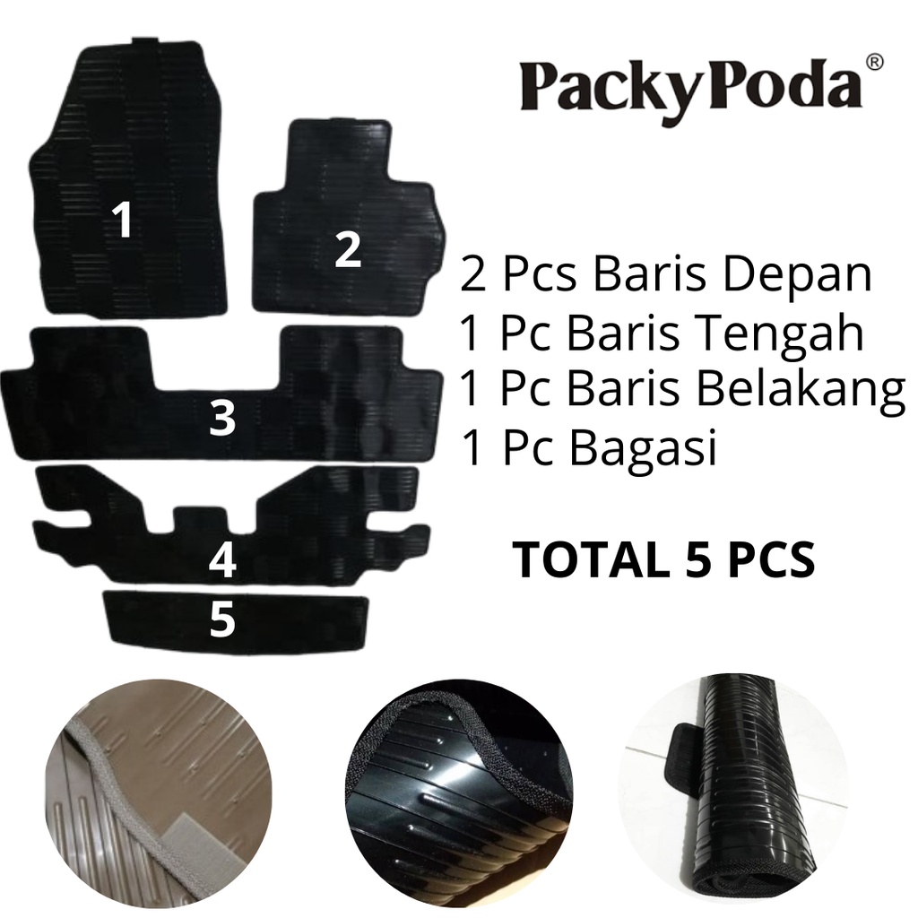 Packy Poda Karpet Mobil Xpander Packy Poda 6996 Full Set Original