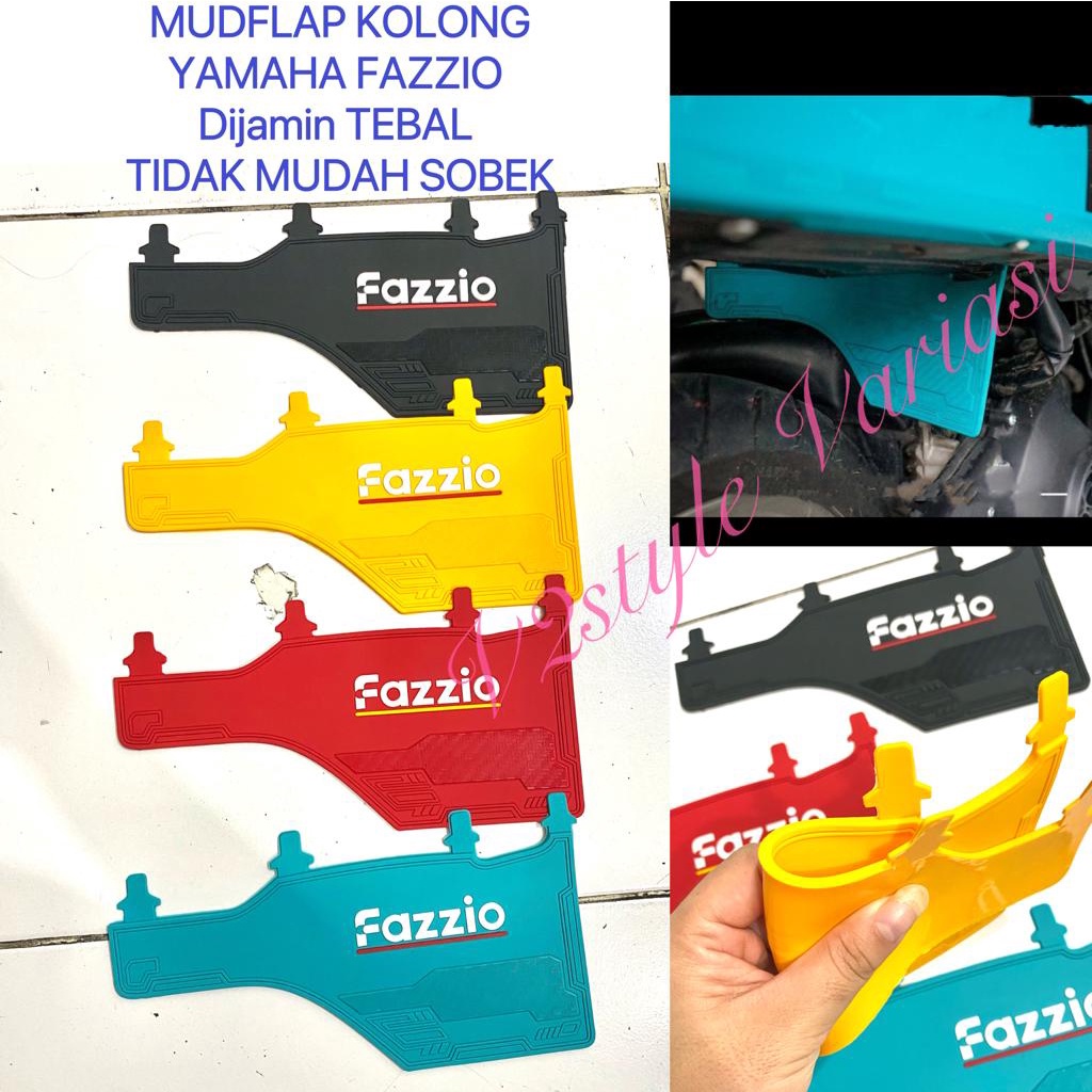 MUDFLAP KARET FAZZION PENAHAN LUMPUR PREMIUM TEBAL KEPET AKSESORIS PNP  Mudflap Yamaha Fazzio Penahan CIPRATAN AIR Variasi MUDGUARD KOLONG MUD FLAP FAZZIO AKSESORIS MOTOR YAMAHA FAZZIO KARET SPAKBOR KOLONG VARIASI FAZIO MUDFLAP FAZZIO PREMIUM ORIGINAL