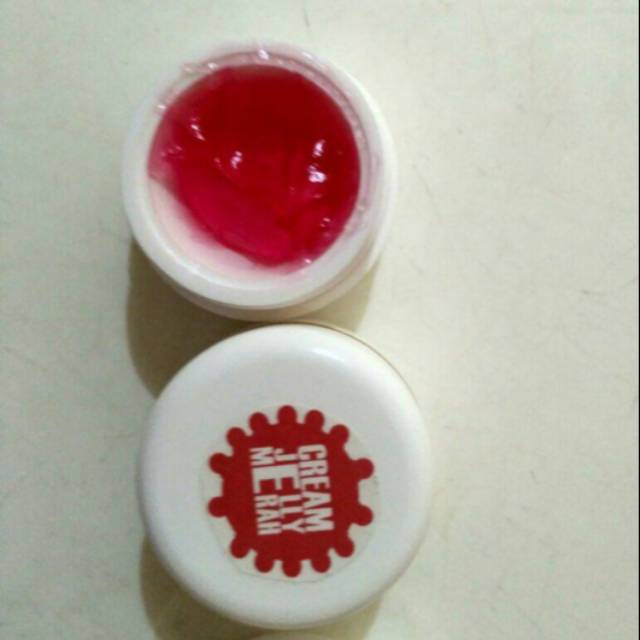 Red jelly glowing