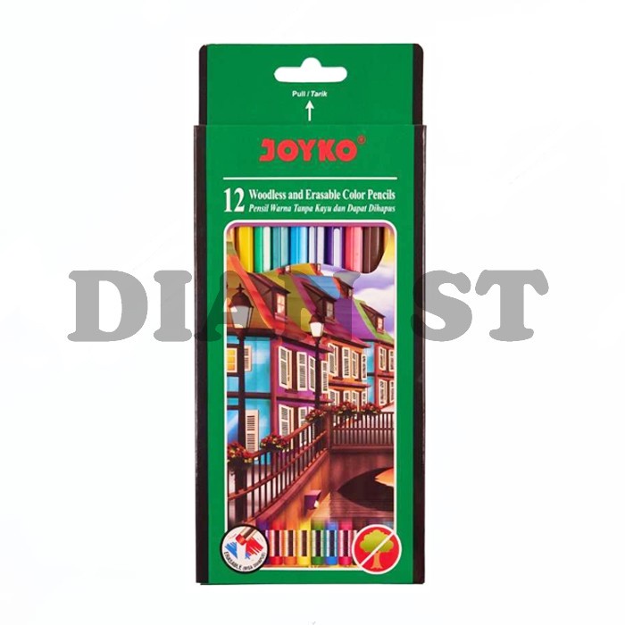 

Bagus Pensil Warna Joyko 12 Warna Panjang Cp-109 - Pc Terbatas