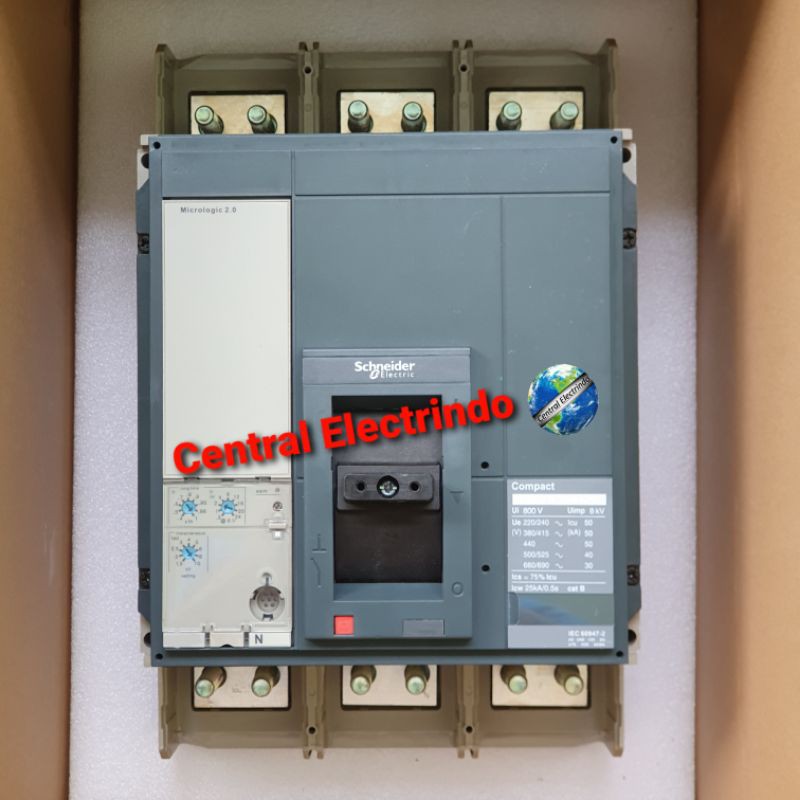 MCCB NS1000N 1000A 3Phase Type 33472 50kA.