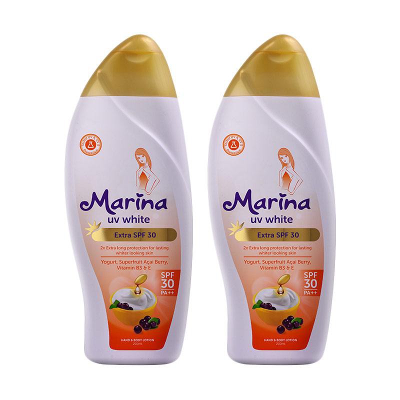 Marina Extra White Extra SPF 30 Hand Body Lotion 185ml 