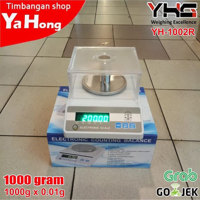 Jual Timbangan Digital Electronic Balence Emas Dapur Lab 1000g terbaik