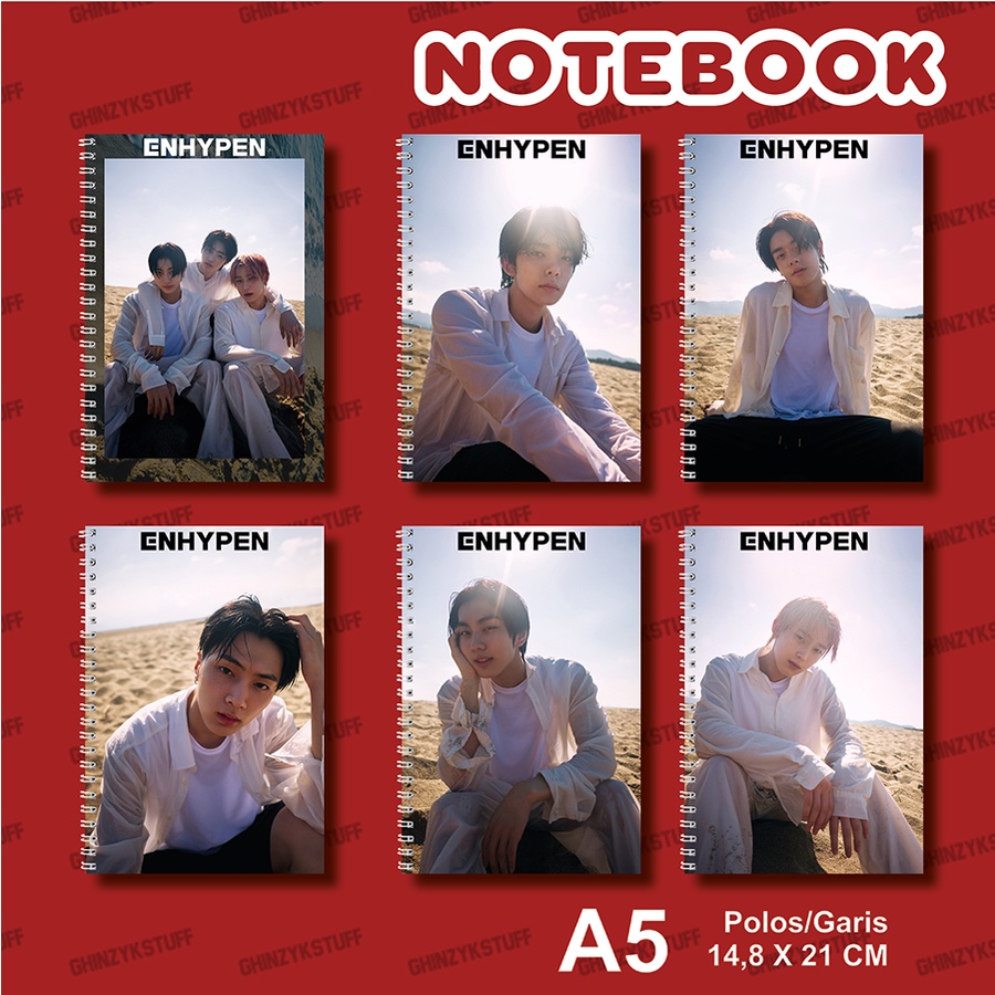 

Notebook KPOP ENHYPEN DIMENSION - DILEMMA ODYSSEUS Ver Ukuran A5 14,6 cm x 21 cm Seri 2