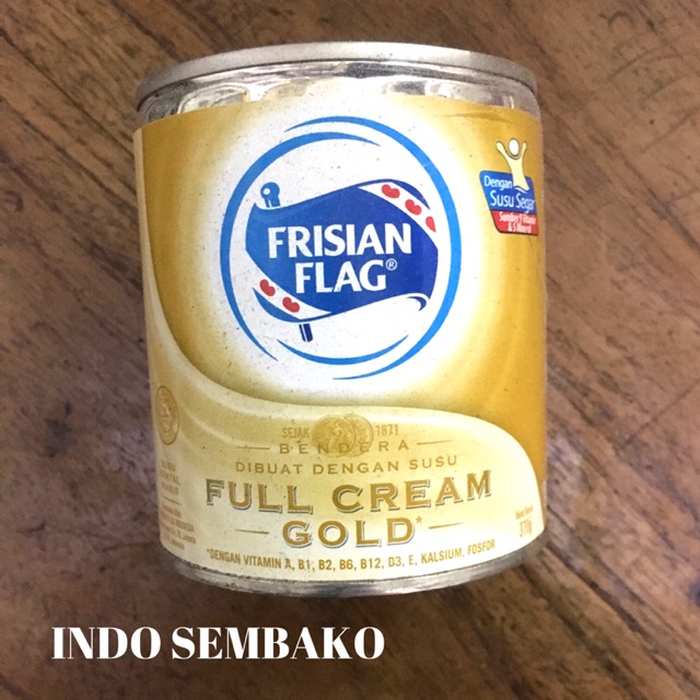 Frisian Flag Gold 370g / Frisian Flag Full Cream Gold / Susu Kental Manis Putih / SKM Gold / FF Gold