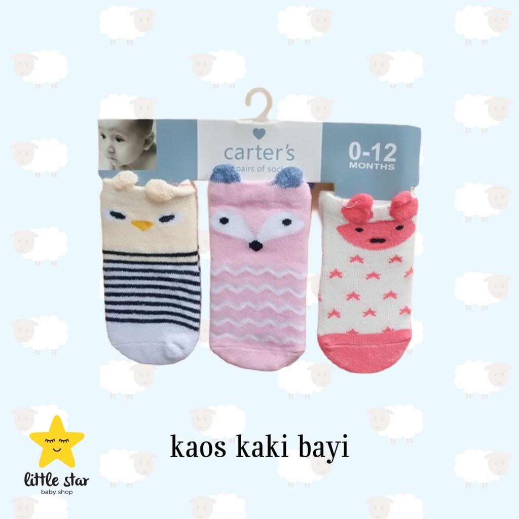 3 PSG - Carters Kaos Kaki Bayi | Baby Socks