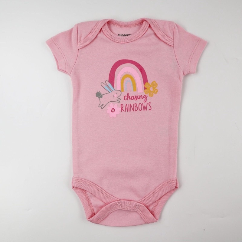 BABY K2 - Bodysuit Baby isi 5 Pcs Motif Rainbows