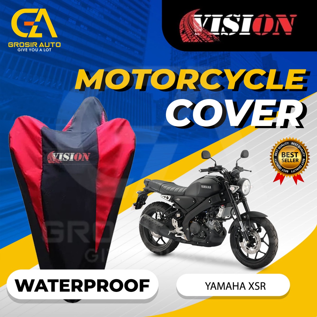 Sarung Motor XSR 155 Waterproof Vision / Cover Selimut Penutup Sarung Mantel Motor Vision