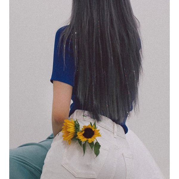 TW twinkle hair korean k-pop rambut palsu highlight mengkilap glowing