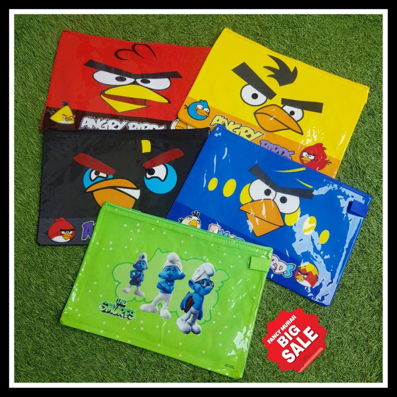 

(SALE) TAS MAP #ANGRYBIRDS & SMURF / TAS LES / MAP FILE KARAKTER #ANGRYBIRDS & SMURF