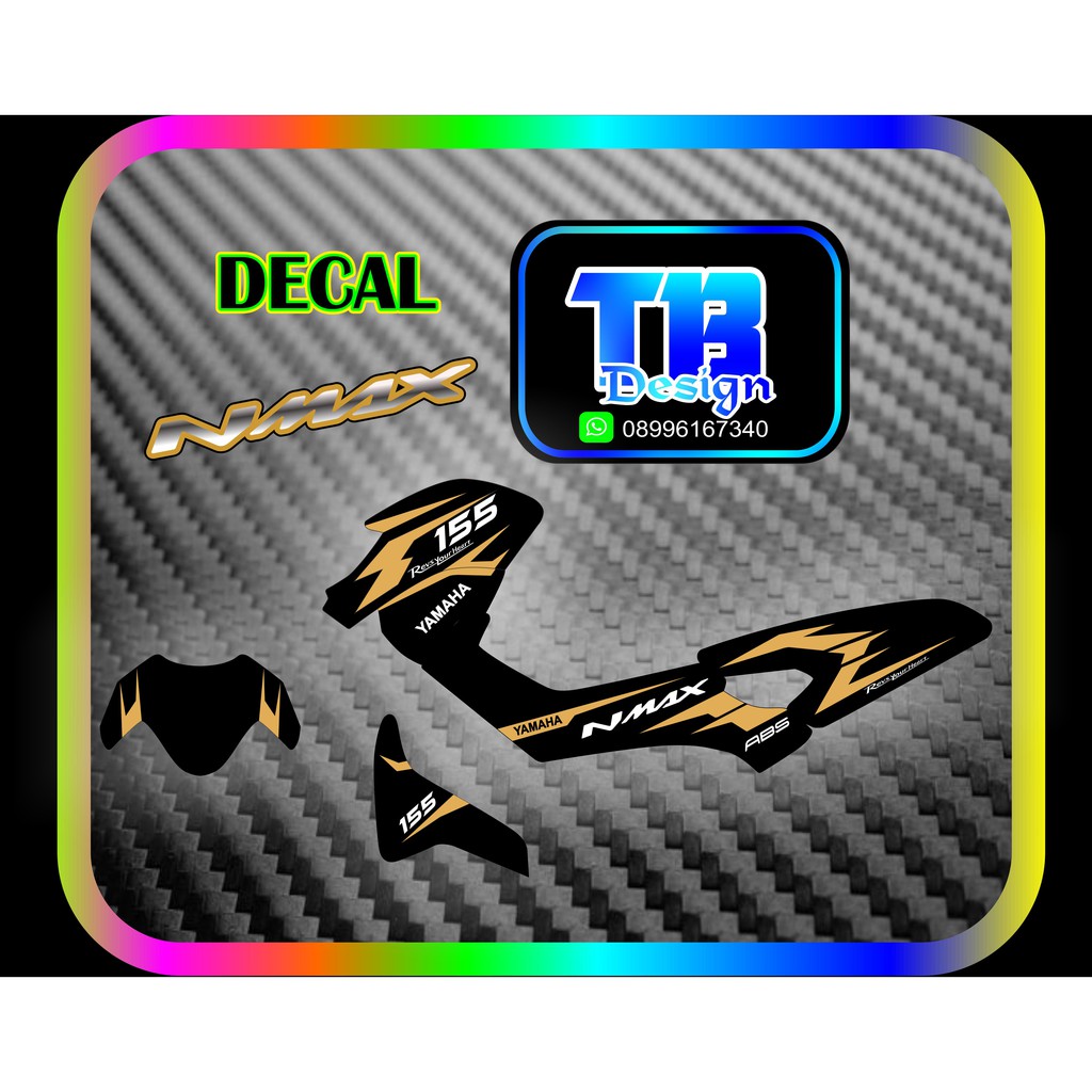 Decal nmax gold grafis