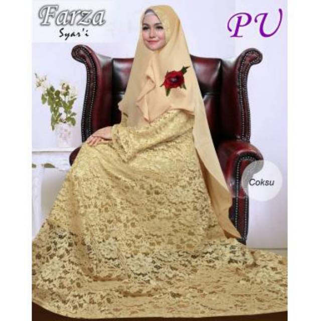 Gamis Farza Syari PU