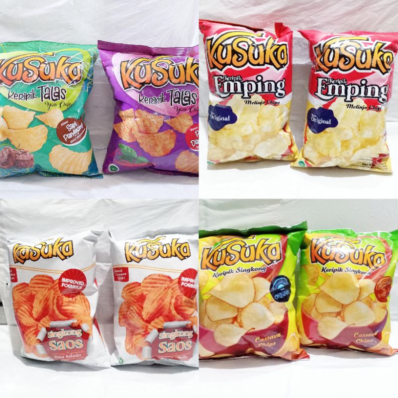 

Kusuka Keripik Singkong / Emping Melinjo / Keripik Talas / Keripik Ubi