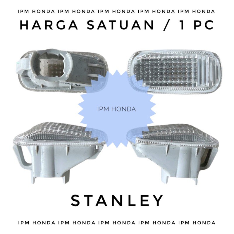 Lampu Sen Sein Fender Spakbor Putih Honda Brio Mobilio Jazz City Civic Freed CRV HRV Stream