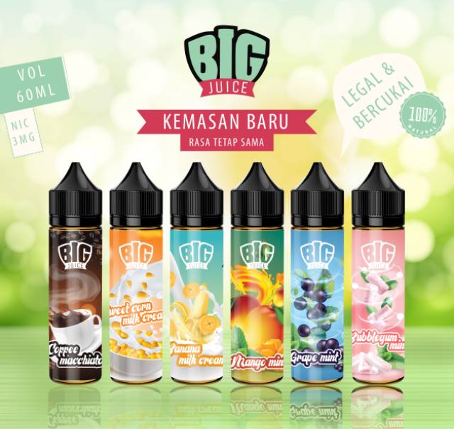 LIQUIDS RASA COFFEE MOCHIATO BIGJUICE 3MG FREEBASE MURAH