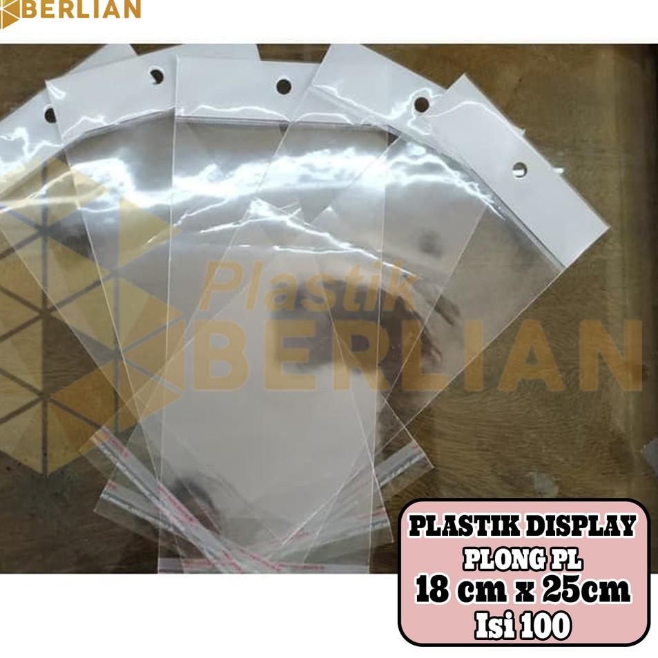 Grosir Menarik 18 X 25 cm Plastik DISPLAY / STICKER TEBAL (100 lbr) (lem) (PLONG PL)