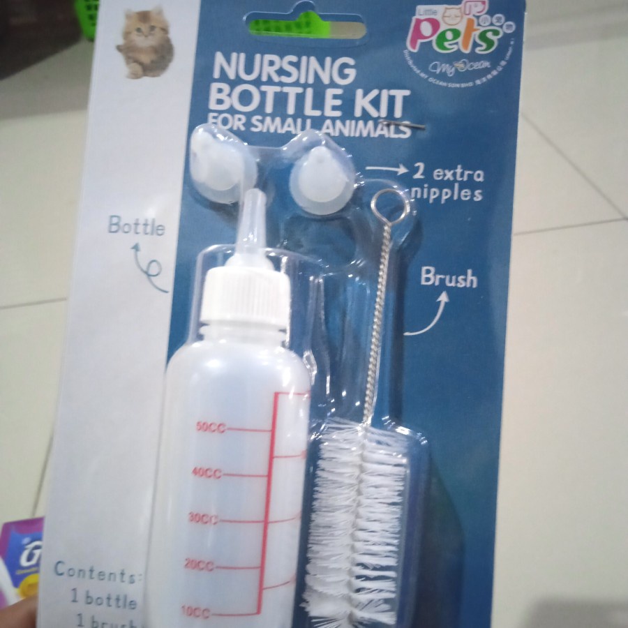 dot susu kucing NURSING BOTTLE KIT 50cc PROMO dot susu termurah