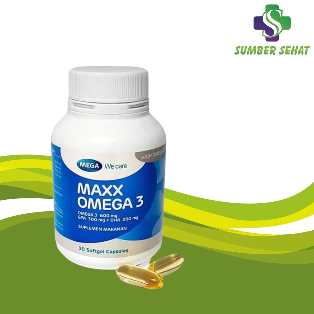 MEGA WE CARE MAXX OMEGA 3 BOTOL 30 KAPSUL