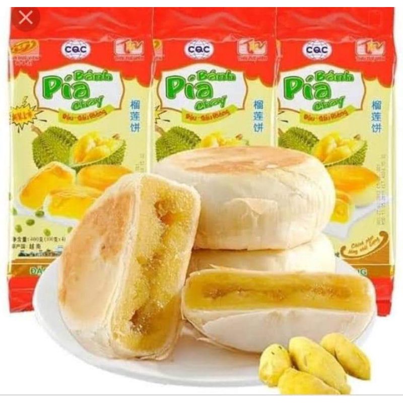 

Agen resmi.READY STOCK Pia Durian Vietnam banh chay pia .vegetarian