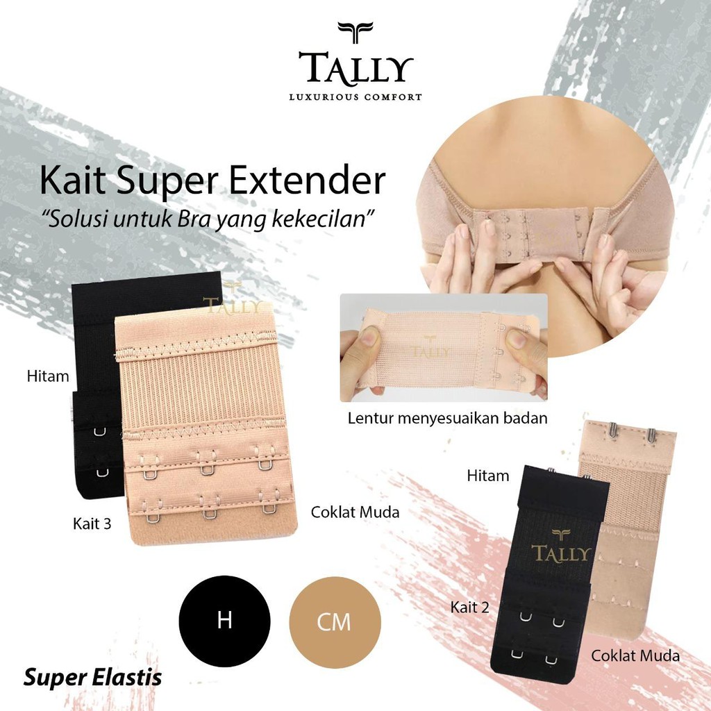 Kait Tali Eksklusif Penyambung BRA BH Extension Tally