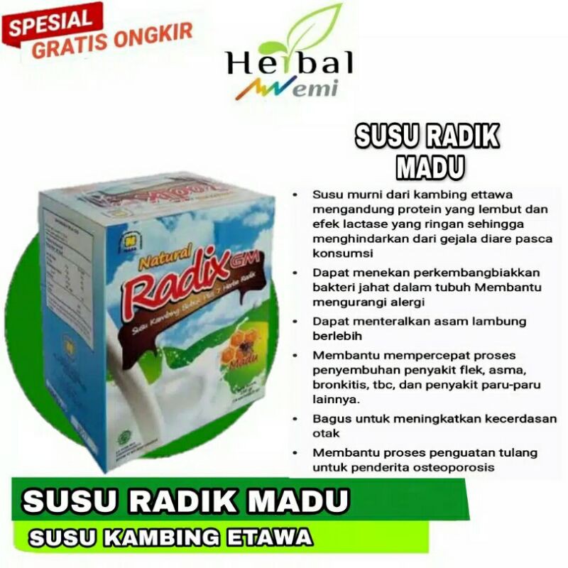 

susu kmbing etawa radick