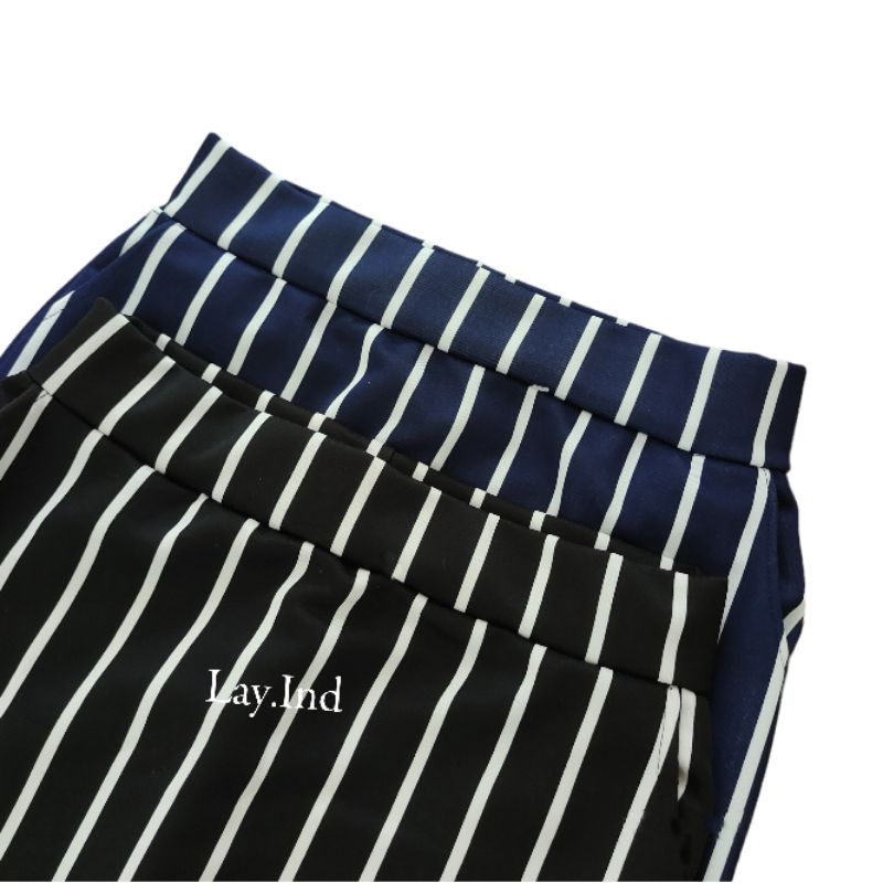 Rok Span Scuba Salur // Rok wanita Ada Saku // Rok Span Tebal