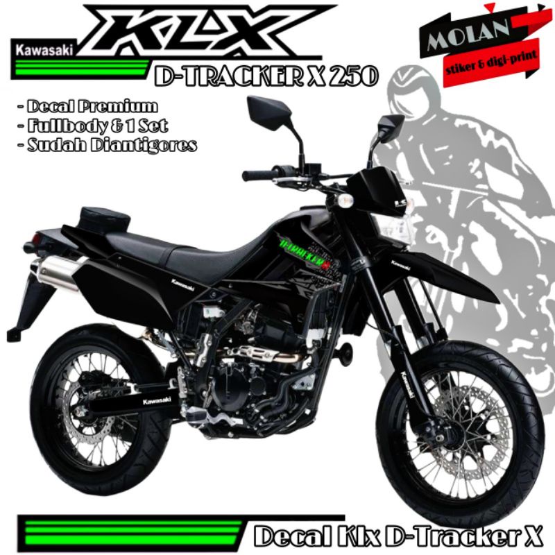 Decal Sticker Striping Variasi Fullbody KLX D-TRACKER X 250 - Decal DTRACKER 250 - Decal KLX 250 - D