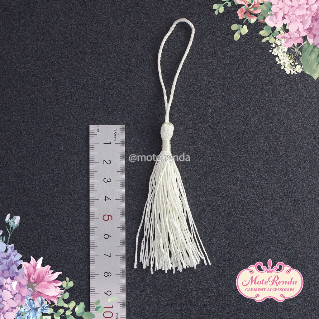 Tassel part 001, lebar +/- 7cm (harga per 6 pcs) kode 0TMN07