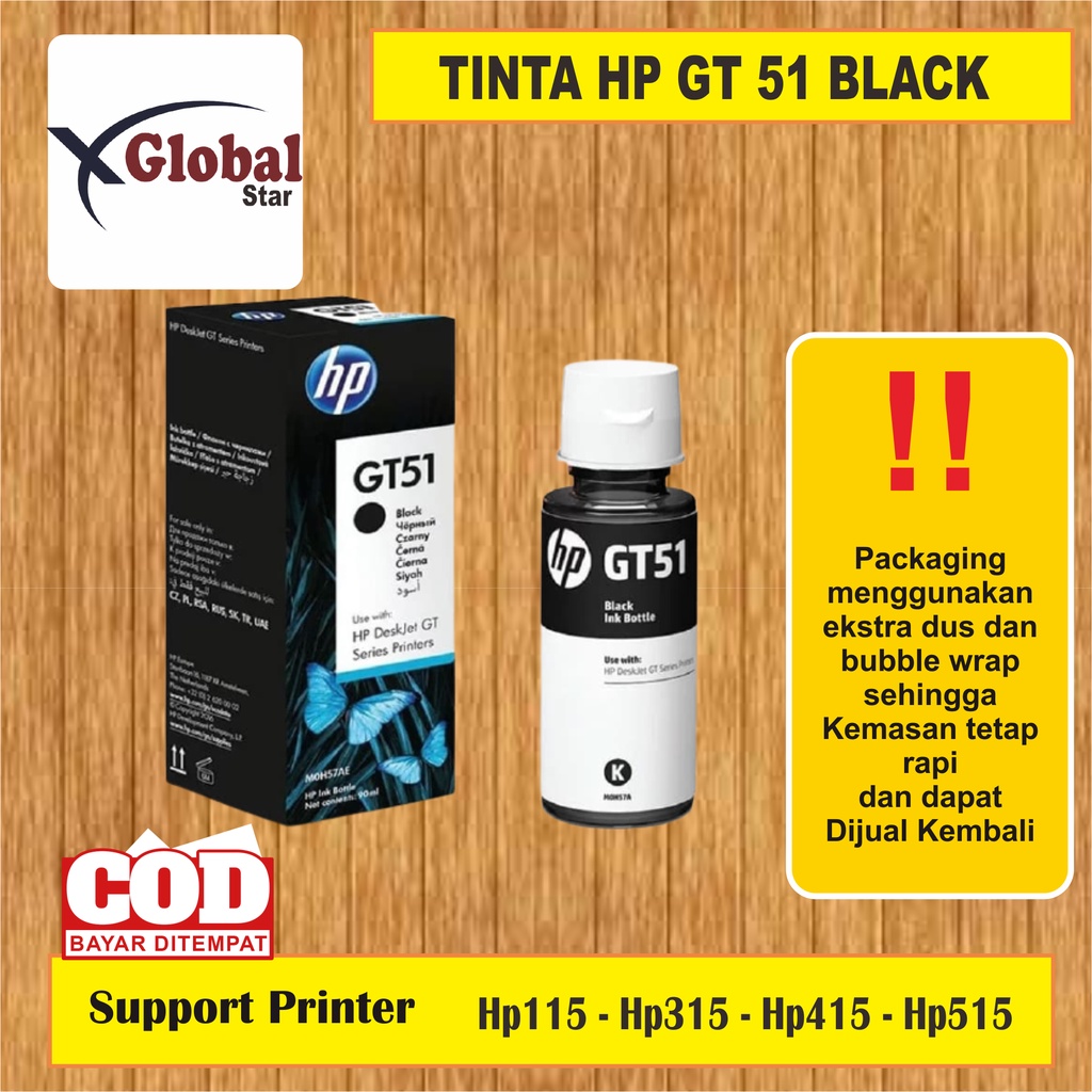 Tinta Printer HP GT-51 GT-52 HP Ink Tank 115 310 315 410 415 319 419 311 316 318 411 412 415 416 418 PREMIUM (COMPATIBLE)