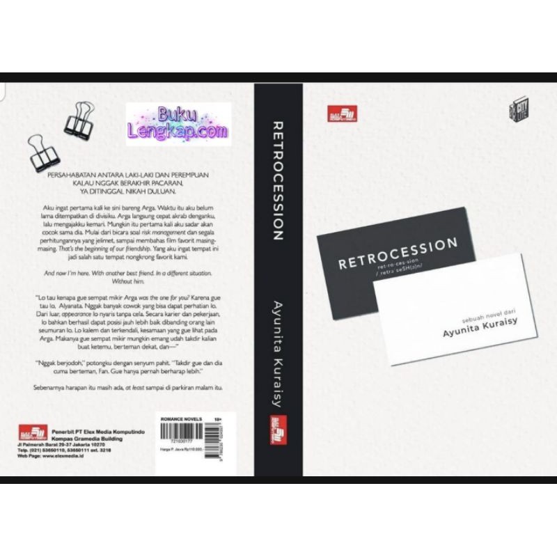 buku novel Retrocession - Ayunita kuraisy original