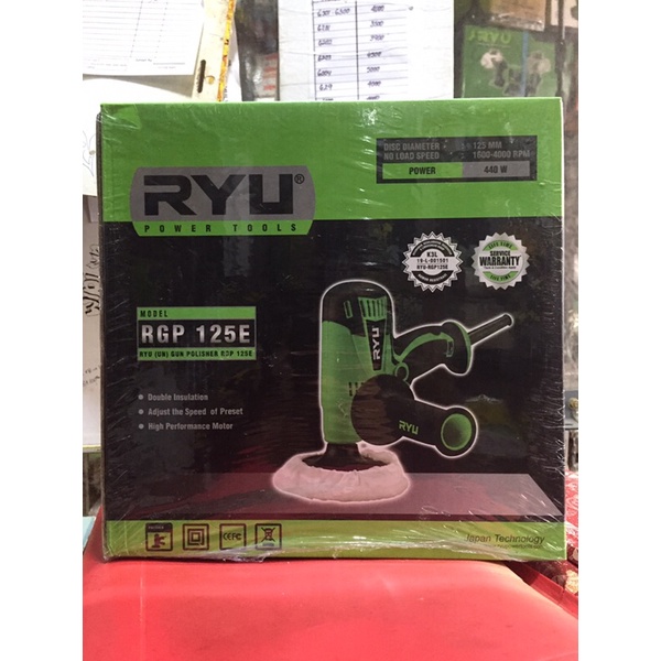 MESIN POLES MOBIL GUN POLISHER RYU RGP 125E