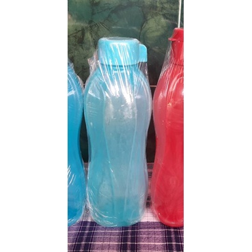 TUPPERWARE BOTOL BIRU 1LITER ORI PRELOVED