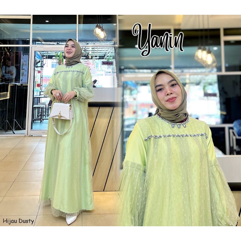 YANIN Gamis Pesta Muslimah Bridesmaid Kondangan Walimatul Kondangan Bridemaids