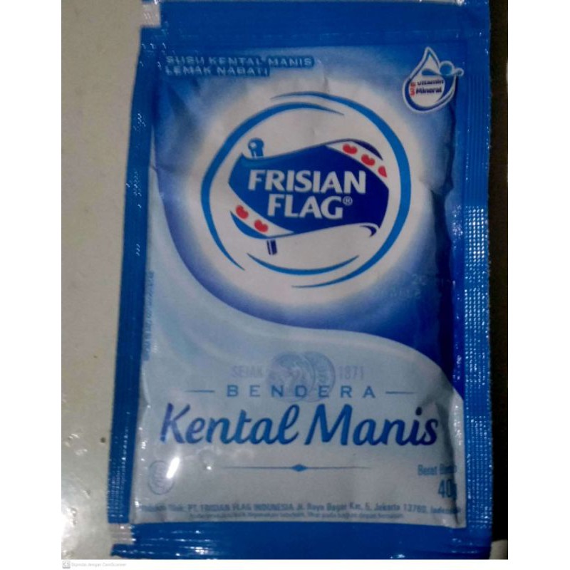 

Susu Putih Bendera Sachet