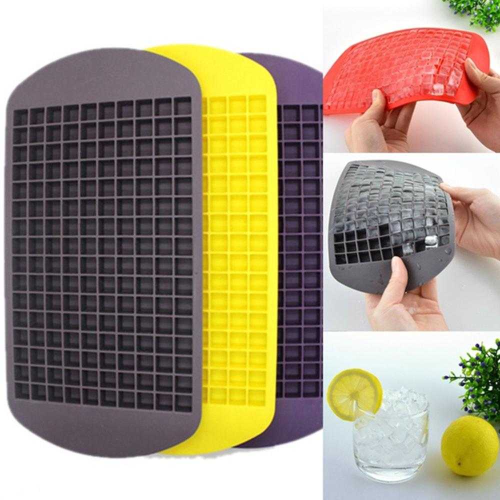 Cetakan Es Batu Model Grid 160 Hole / Cetakan Es Batu Kristal Kotak Kecil Kulkas Karakter Karet Silikon Silicone Silicon  Food Grade Tanpa Tutup / Alat Cetak Es Batu / Tempat Es Batu Kotak / Ice Cube Silicon Maker Tray / Cetak Es Batu Anti Tumpah Murah