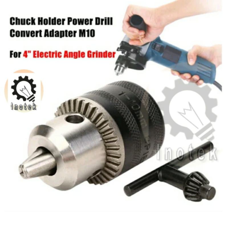 Kepala Bor Gerinda 10mm Chuck Angle Grinder 10 mm Cuk Gerinda