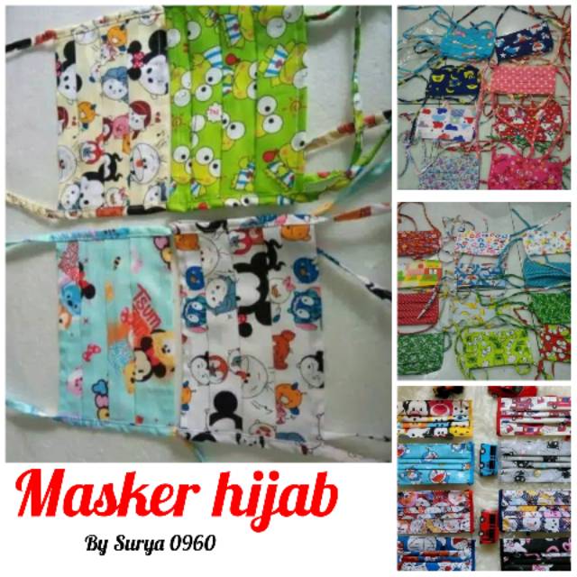 MASKER HIJAB  KARAKTER murah