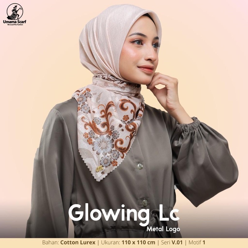 Jilbab Glowing Motif