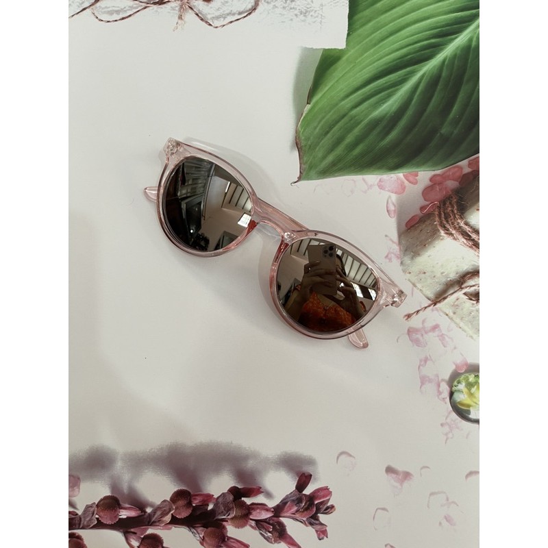 FATWANNISA - KOREA - 1 KACAMATA KOREA BULAT-Pink Silver