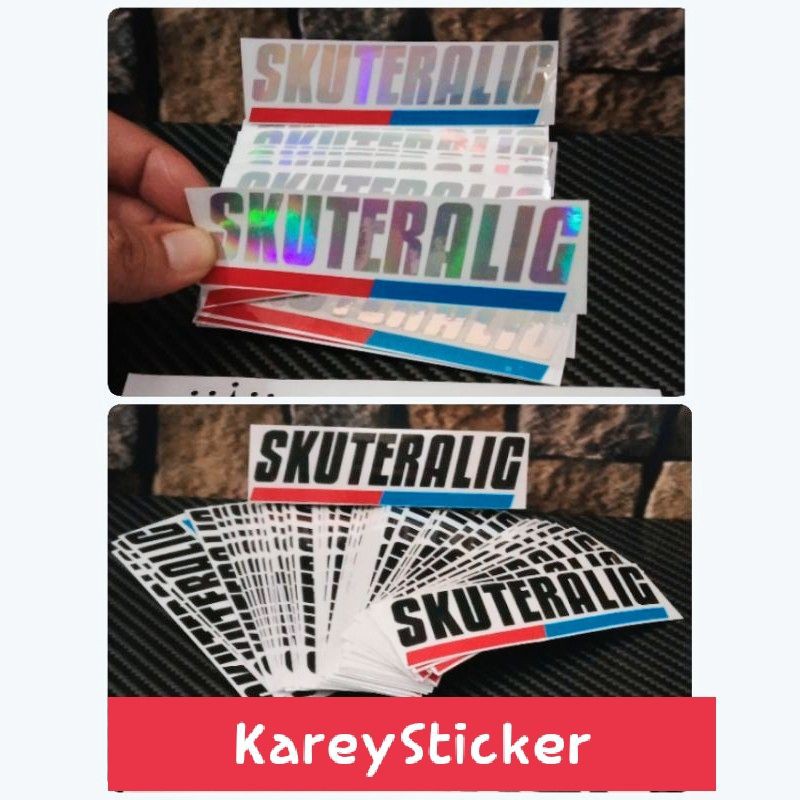 

sticker cutting skuteralig