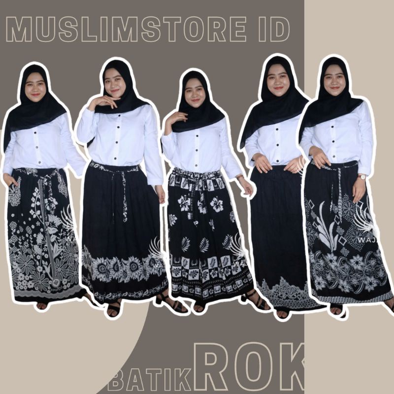 ROK NENG SANTRI - SARUNG GOYOR STELAN TUNIK ROK BAHAN GLOYOR SANTRIWATI