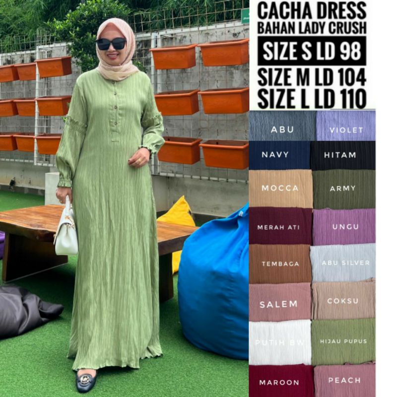 CHACA DRESS / GAMIS MUSLIMAH