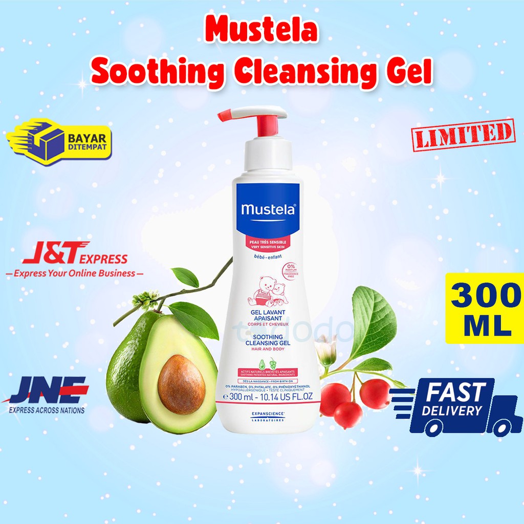 Sabun Mandi Kulit SensitifSoothing Cleansing Gel 300ml