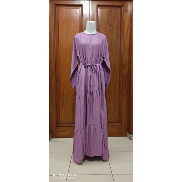 GAMIS SUSUN RAYON PREMIUM-Terakota (bata)