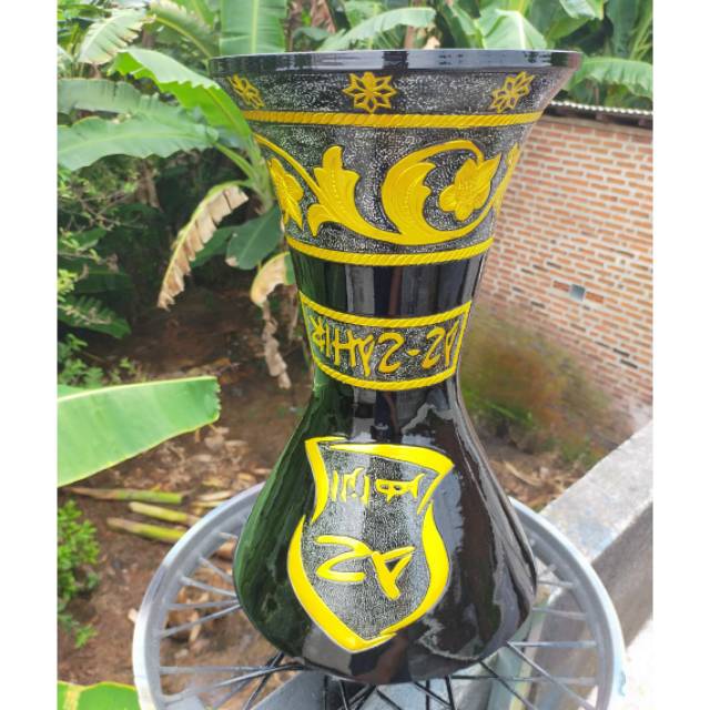 Darbuka motif 8 inch Kualitas No. Wachid